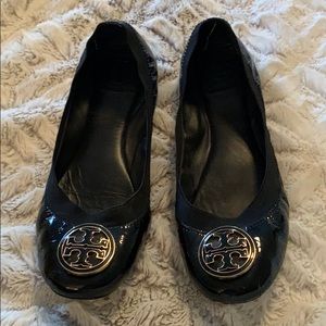 Tory Burch black black flats
